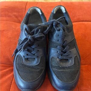 Everlane Women Navy Leather Sneakers